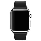 Black Leather Apple Watch Strap