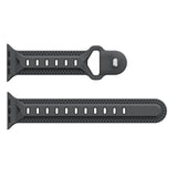 Black Ventilated Sports Apple Watch Strap