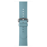 Blue Leather Apple Watch Strap