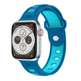 Blue/Light Blue Ventilated Sports Apple Watch Strap