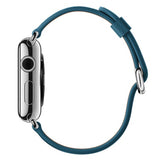 Deep Blue Leather Apple Watch Strap