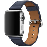 Midnight Blue Leather Apple Watch Strap