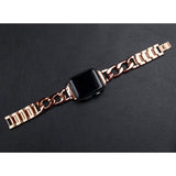 Rose Gold Glamorous Metal Apple Watch Strap II