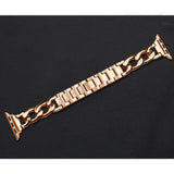 Rose Gold Glamorous Metal Apple Watch Strap II