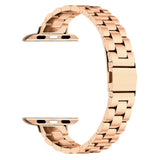 Rose Gold Slim Vintage Metal Apple Watch Strap