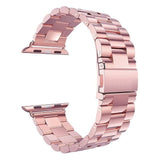 Rose Pink Vintage Metal Apple Watch Strap