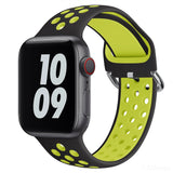 Black/Green Contemporary Apple Sports Band