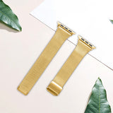 Slim Gold Milanese Apple Watch Strap