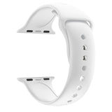 White Apple Watch Sports Band