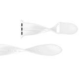 White Apple Watch Sports Band