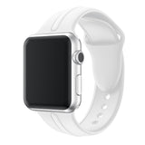 White Apple Watch Sports Band