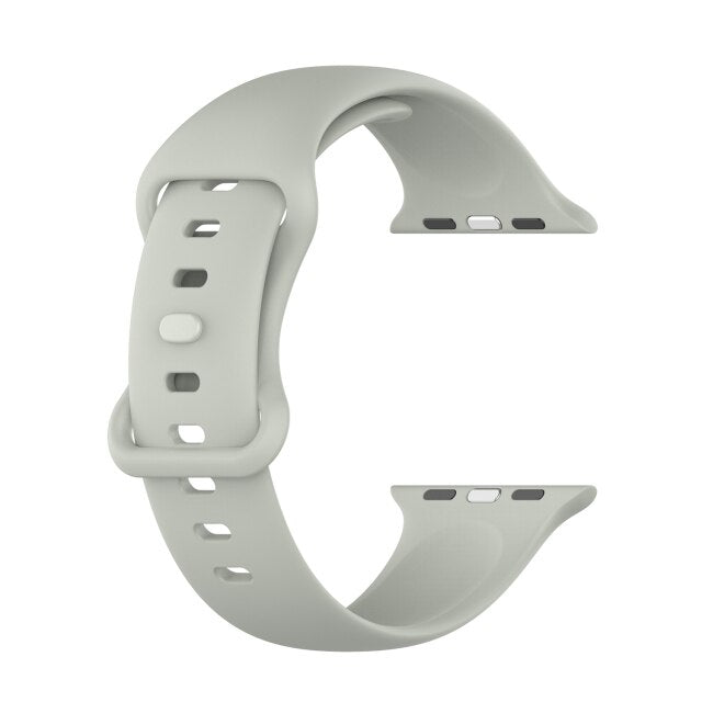 Apricot Silicone Apple Watch Strap