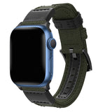 Army Green Canvas Adventurer® Apple Watch Strap