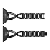 Black Glamorous Metal Apple Watch Strap