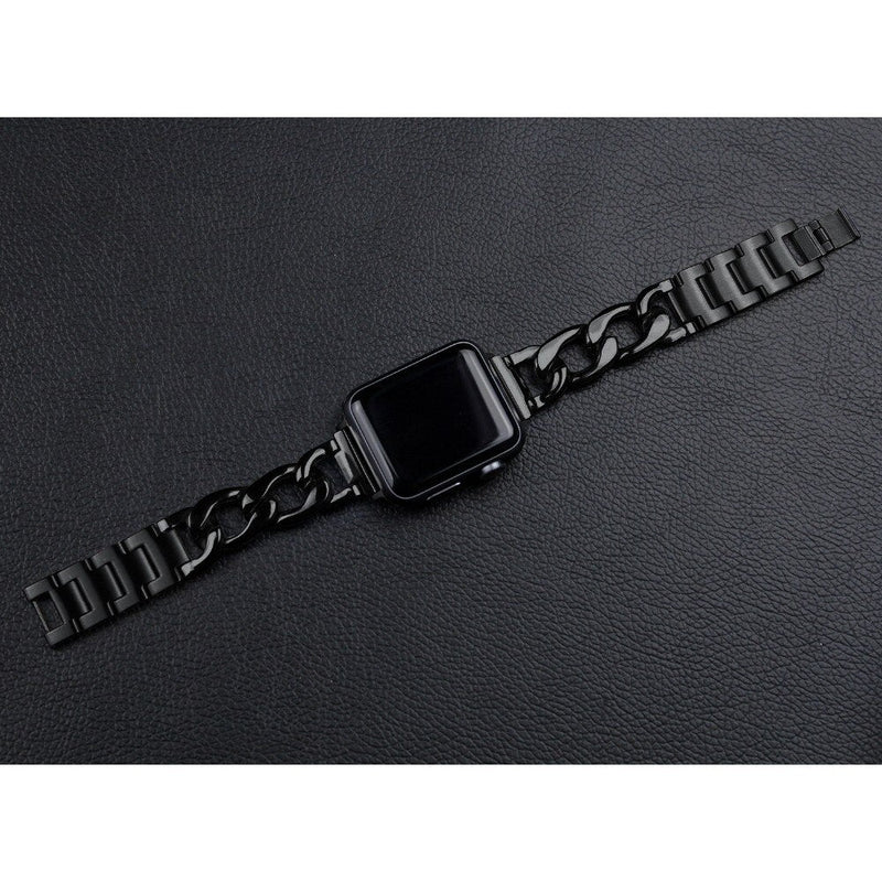 Black Glamorous Metal Apple Watch Strap II