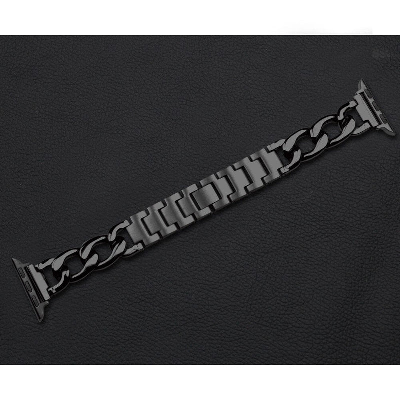 Black Glamorous Metal Apple Watch Strap II