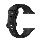 Black Silicone Apple Watch Strap