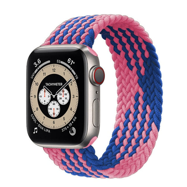 Blue/Pink Braided Solo Loop