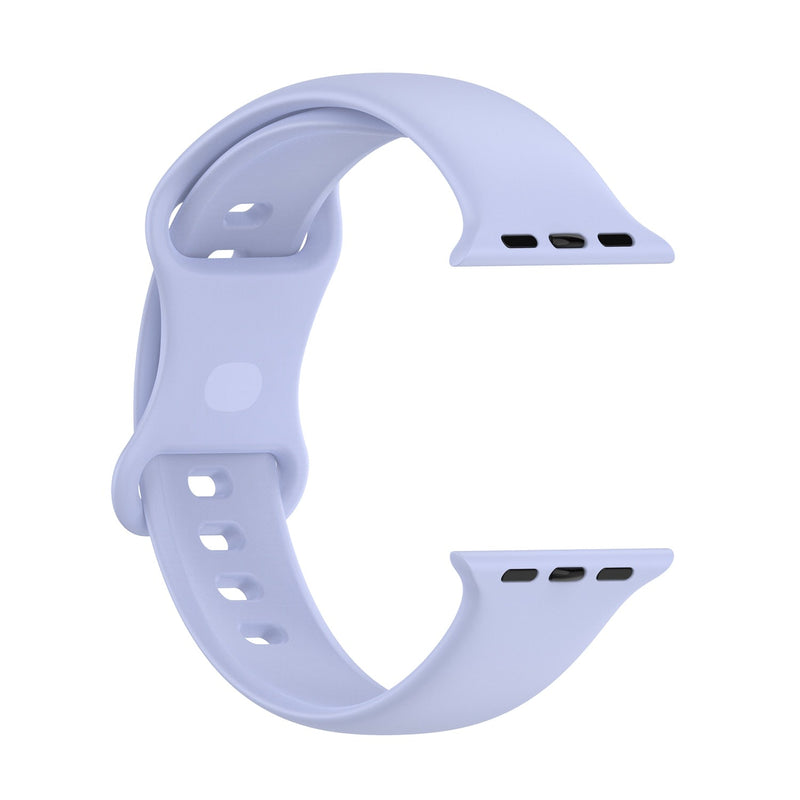 Lavender Purple Silicone Apple Watch Strap