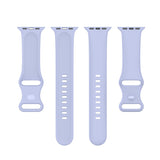 Lavender Purple Silicone Apple Watch Strap