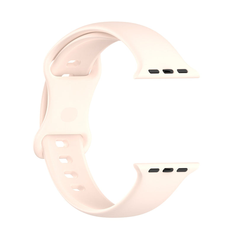 Light Pink Silicone Apple Watch Strap