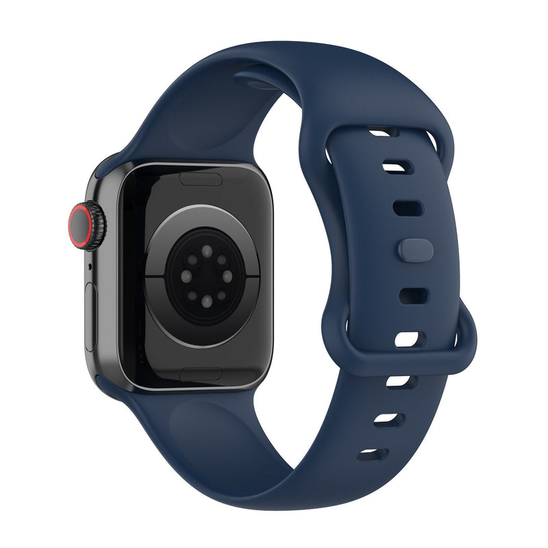 Midnight Blue Silicone Apple Watch Strap