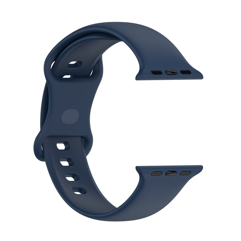 Midnight Blue Silicone Apple Watch Strap