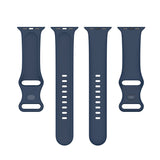 Midnight Blue Silicone Apple Watch Strap