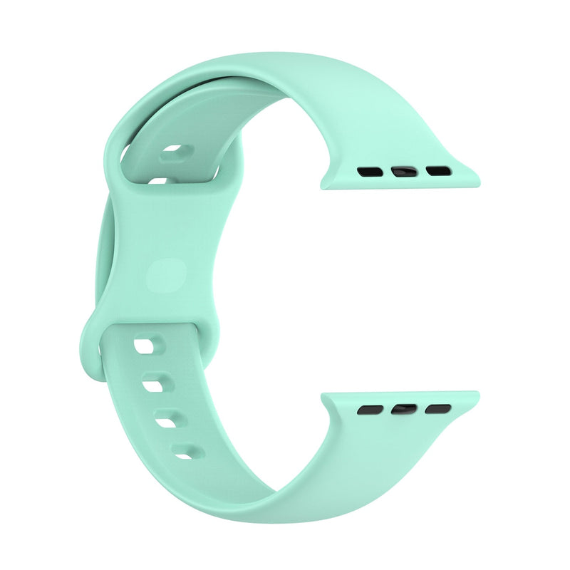Mint Green Silicone Apple Watch Strap