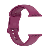 Red Wine Silicone Apple Watch Strap