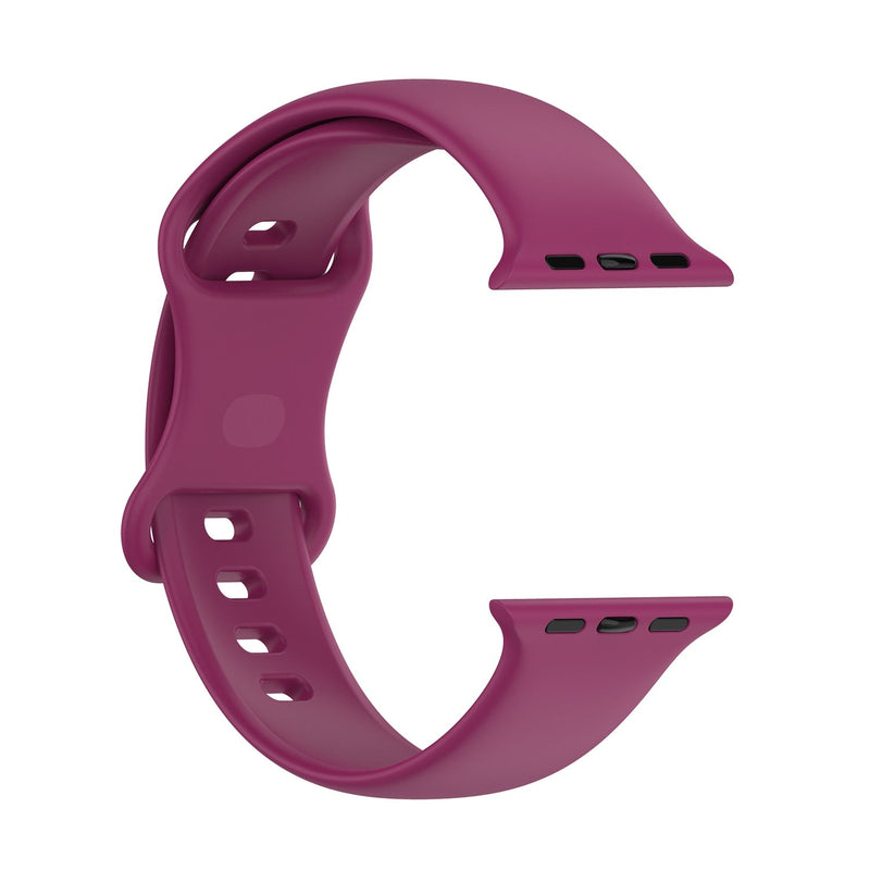 Red Wine Silicone Apple Watch Strap