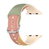 Rose Blend Patterned Silicone Apple Watch Strap