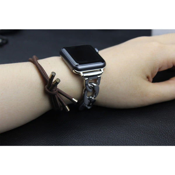 Silver Glamorous Metal Apple Watch Strap II