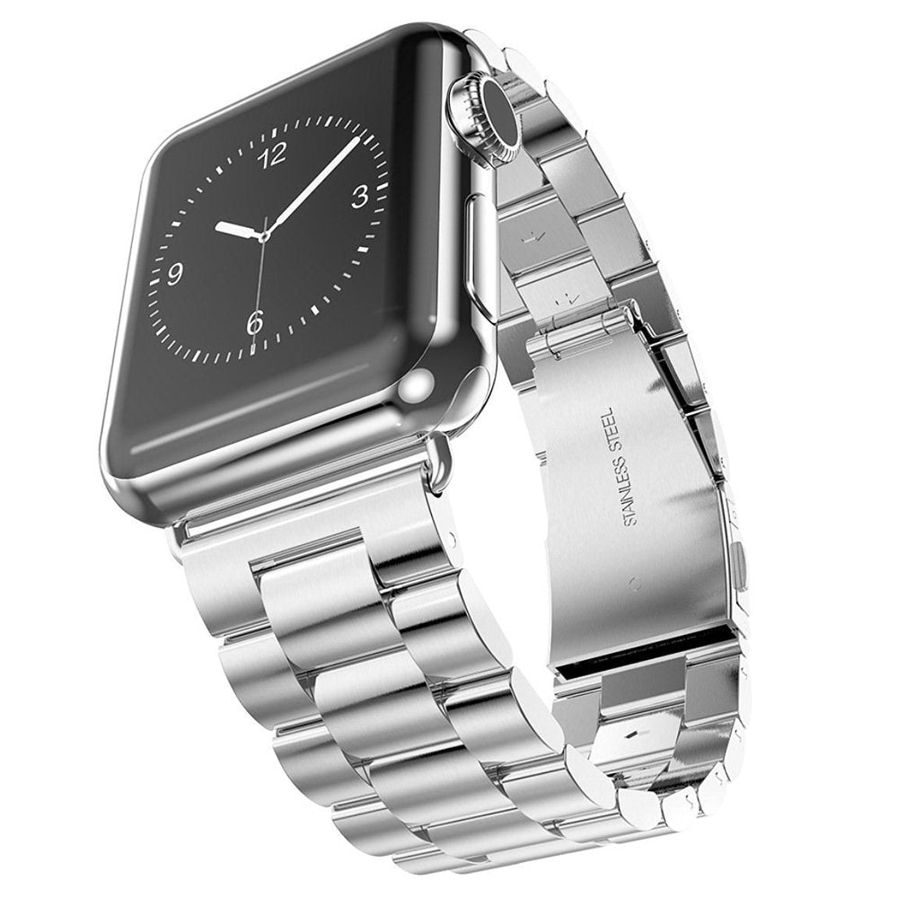 Silver/Black Vintage Metal Apple Watch Strap – AppStraps™